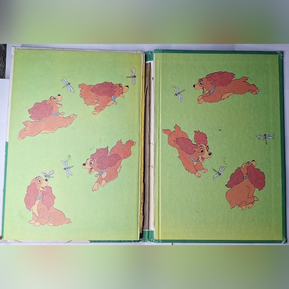 Walt Disney's Lady and The Tramp 1981 first American Edition Grolier Book Club - Picture 4 of 6